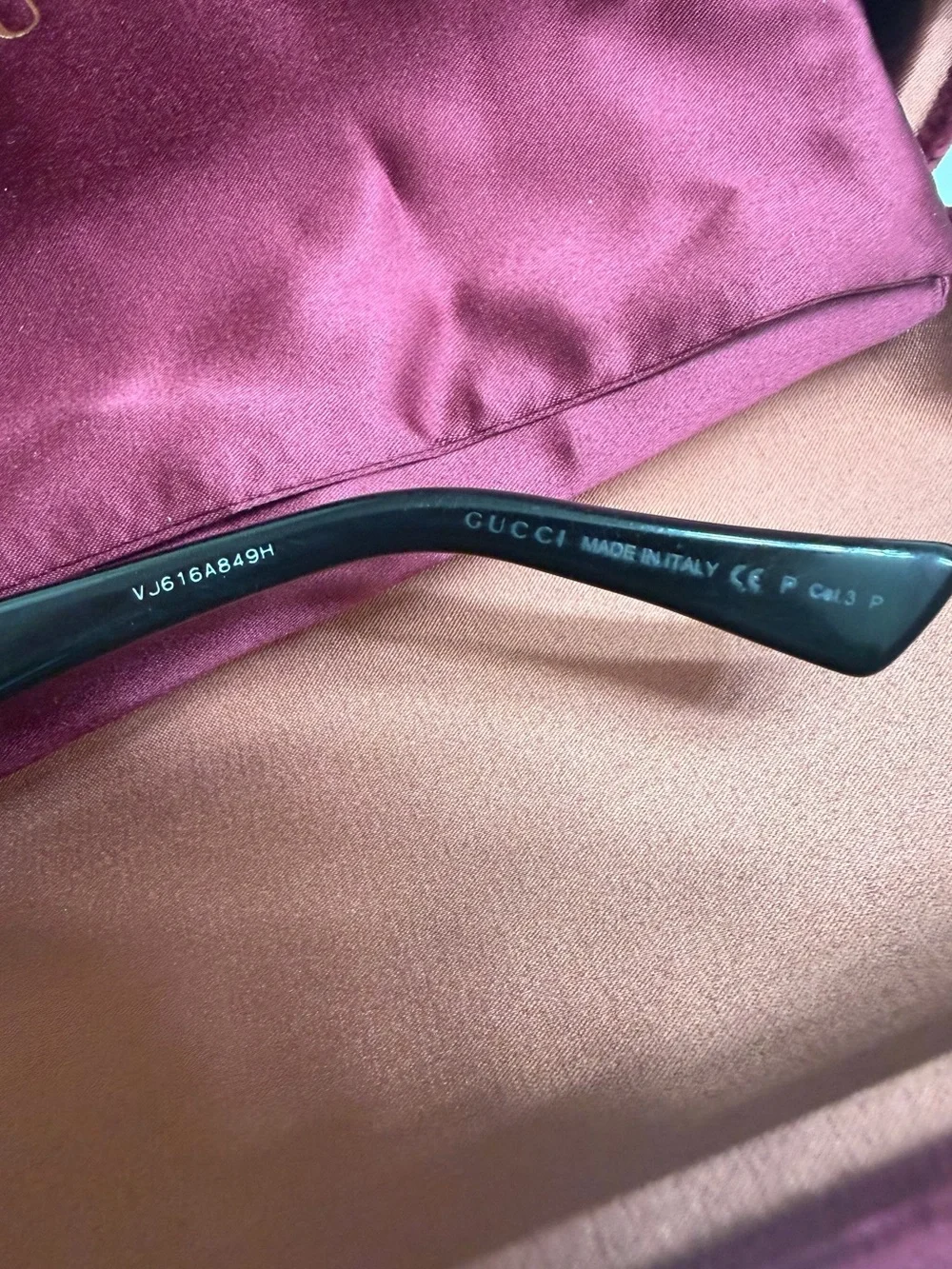Gucci Polarized Black Sunglasses